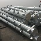 Electric Hot Dip Galvanized Steel Power Poles For Power Transmission Line With Bitumen