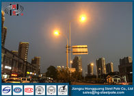 Longlight Steel Singe / قطب روشنایی خیابان دو بازو برای نورپردازی با راه بالا