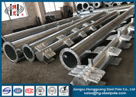Hot Roll Steel Q235 قطب استیل گالوانیزه برای قطب لوله ای از فولاد خط انتقال
