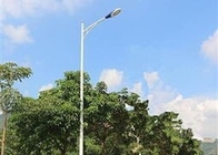 12 متر روشنایی خیابان فولادی قطب گالوانیزه لامپ نور خورشیدی LED ستون بیرونی