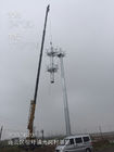 H30m برج های مخابراتی داغ گالوانیزه نصب و راه اندازی آسان و تعمیر و نگهداری