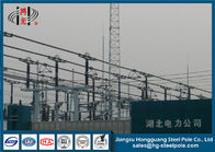 ترانسفورماتور برق ترانسفورماتور سازه های فولادی Tubular فولاد Q235 ISO 9001