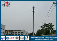 H30m RAL فولاد رنگی Tapered Telecommunications برج مقاومتی آب و هوا