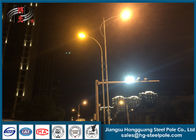 چراغهای ضد زنگ خیابان فولادی گالوانیزه به عنوان قطب های روشنایی سیل