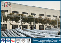 Hot Dip Galvanized ASTM A123 قطب قدرت فولادی