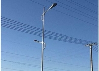 تیر چراغ LED جاده ای گالوانیزه چند ضلعی مخروطی برای بزرگراه